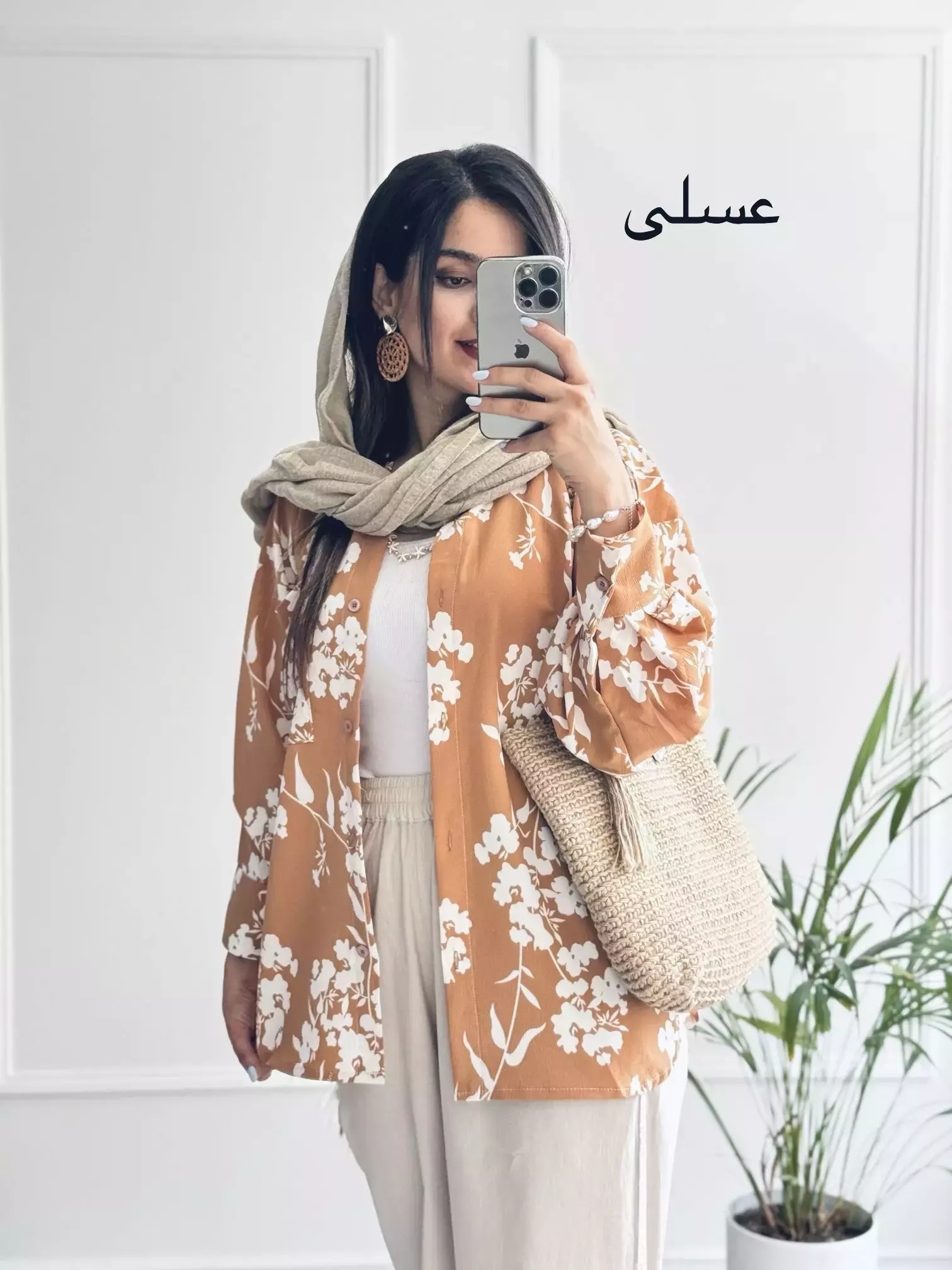 مانتو شومیزی گلی(دارای ایراد جزئی)